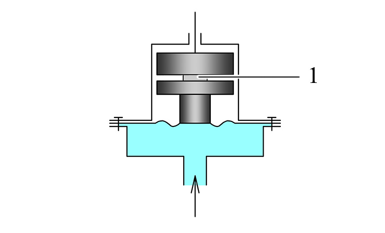 Конструкция пьезоэлектрическиого датчика давления