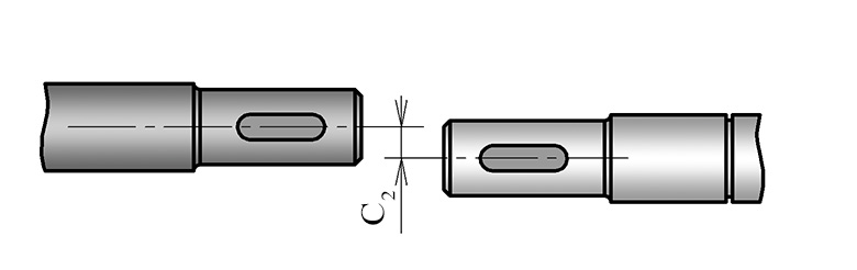 Радиальное смещение при монтаже валов