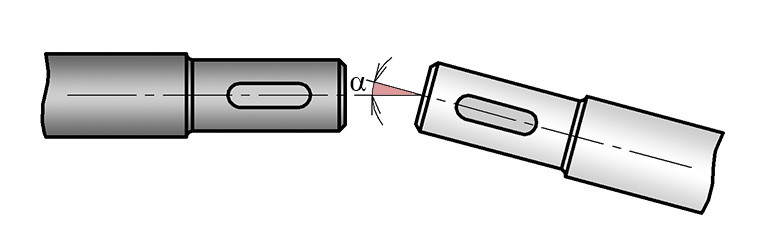 Угловое смещение при монтаже валов