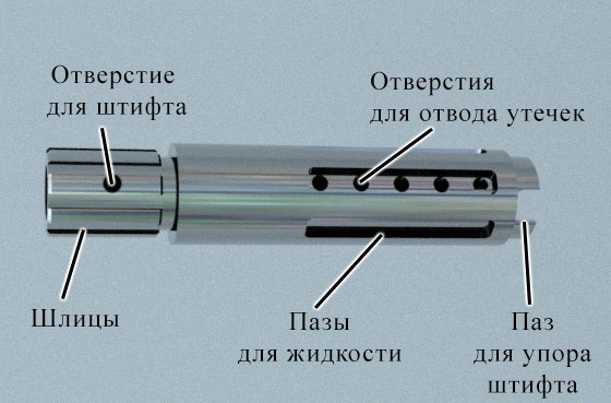 Золотник распределителя усилителя руля Золотник распределителя усилителя руля