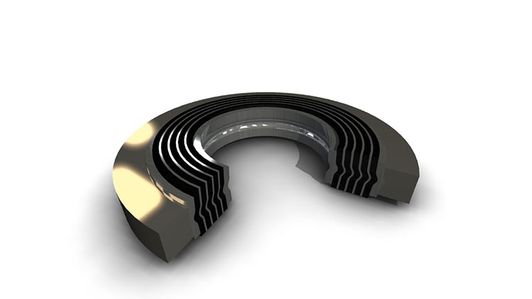 Спирально навитая термостойкая прокладка с внутренним ограничительным кольцом - тип Г Спирально навитая термостойкая прокладка с внутренним ограничительным кольцом - тип Г