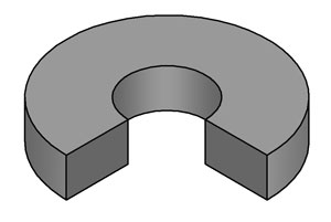 Плоский цилиндрический шлифовальный круг